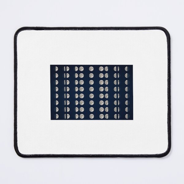Item preview, Moon Phases Pattern – Celestial Night Sky Print designed and sold by Helt-enkelt.
