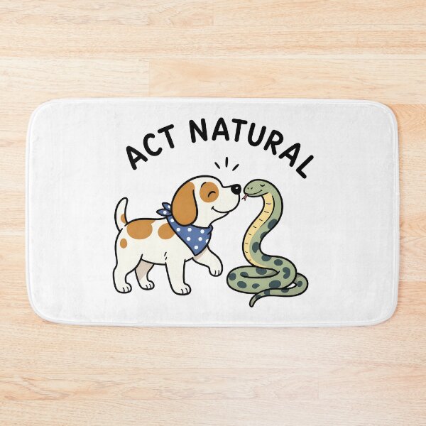Item preview, Cute Dog Snake Act Natural Funny Animal Illustration designed and sold by SoyLamderma.