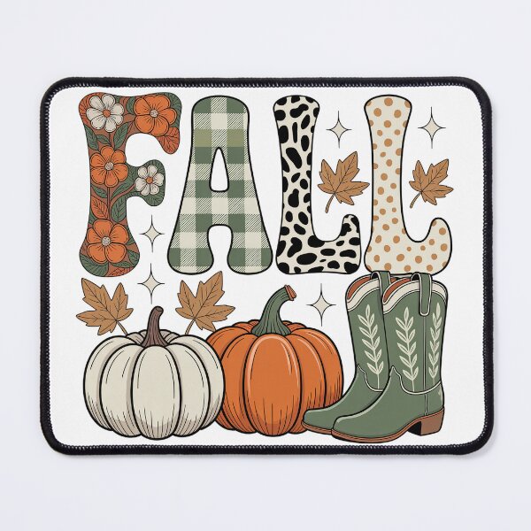 Item preview, Fall Boots Pumpkins Autumn Leaves Cozy Season Design designed and sold by Working Pajama.