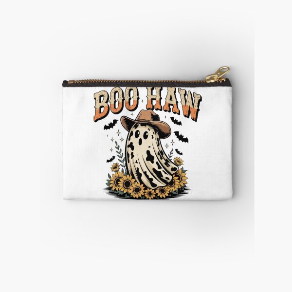 Item preview, Boo Haw Cowgirl Ghost Halloween Fall Western Design designed and sold by Working Pajama.