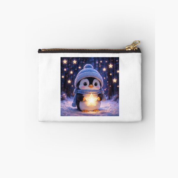 Item preview, Cute Penguin Holding Magic Star designed and sold by ThilankaDesign.