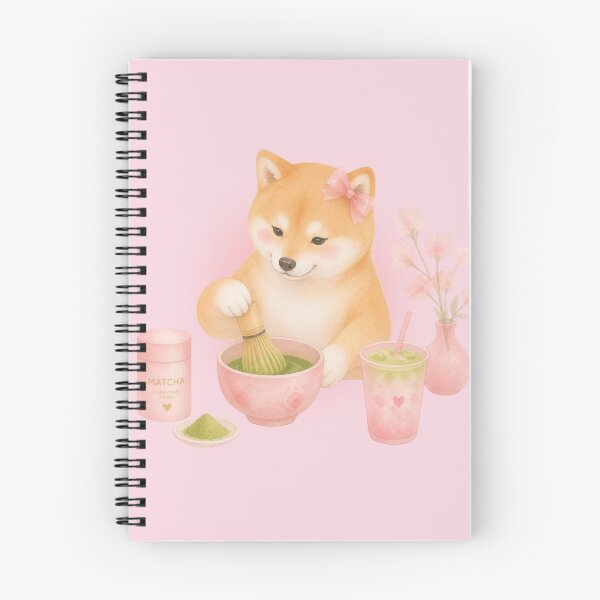 Item preview, Shiba Inu Matcha Tea Pink Sakura Design designed and sold by QuicksandCase.
