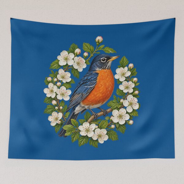 Item preview, MO Hawthorn Garden Songbird designed and sold by taiche.