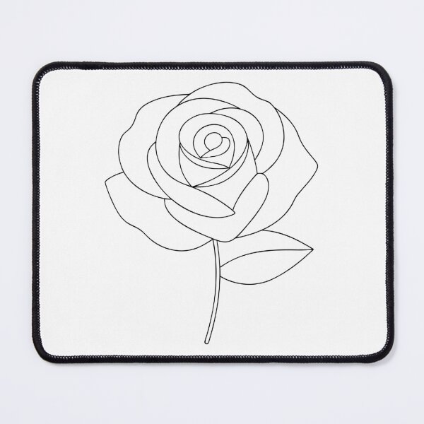 Item preview, Minimalist Rose 1 Line Art Gift designed and sold by OneLine Studio.