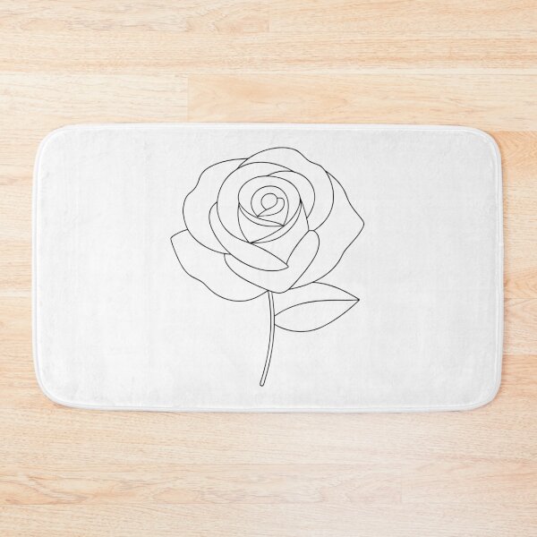 Item preview, Minimalist Rose 1 Line Art Gift designed and sold by OneLine Studio.
