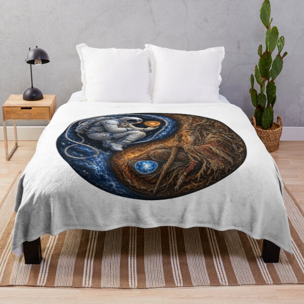Item preview, Astronaut and Shaman Yin Yang designed and sold by FyreHorse Designs.