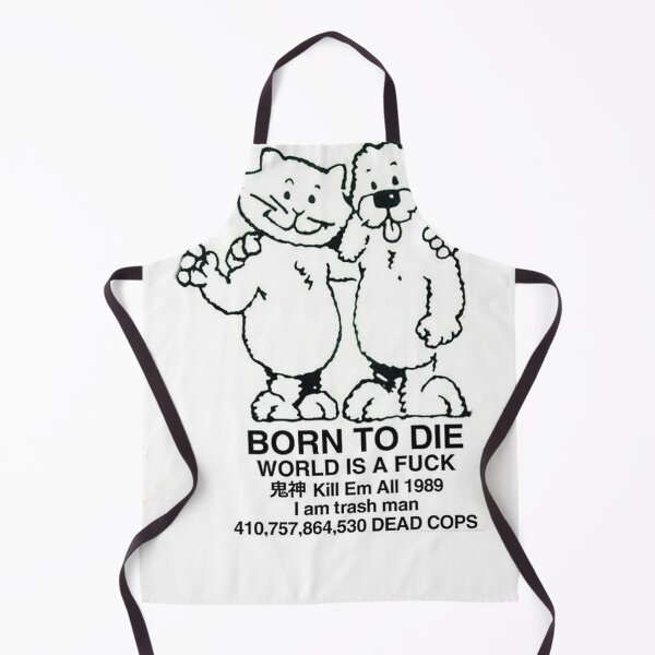Item preview, Born To Die World Is A Fck I Am Trash Man Deap Cops designed and sold by JuarezRoy.