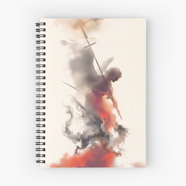 Item preview, Saint Michael Archangel Wall Art, St Michael Defeating Satan Print, Christian Angel Artwork, Spiritual Warfare Decor designed and sold by FaithArtCrea.