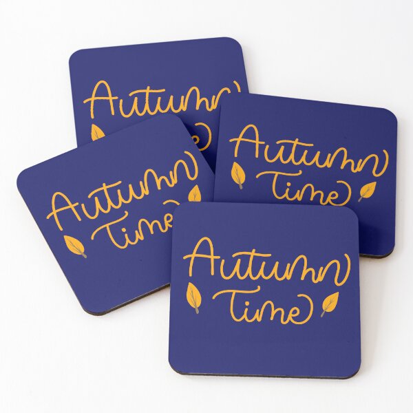 Item preview, Autumn Time Cute Hand Drawn Fall Lettering and Leaves designed and sold by SolutionsArt.