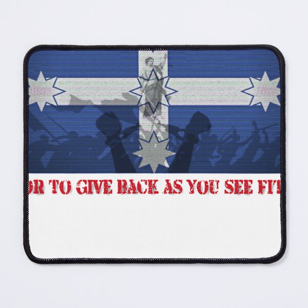 Item preview, Born Free Australia Eureka Flag Rebellion Wear designed and sold by JuarezRoy.