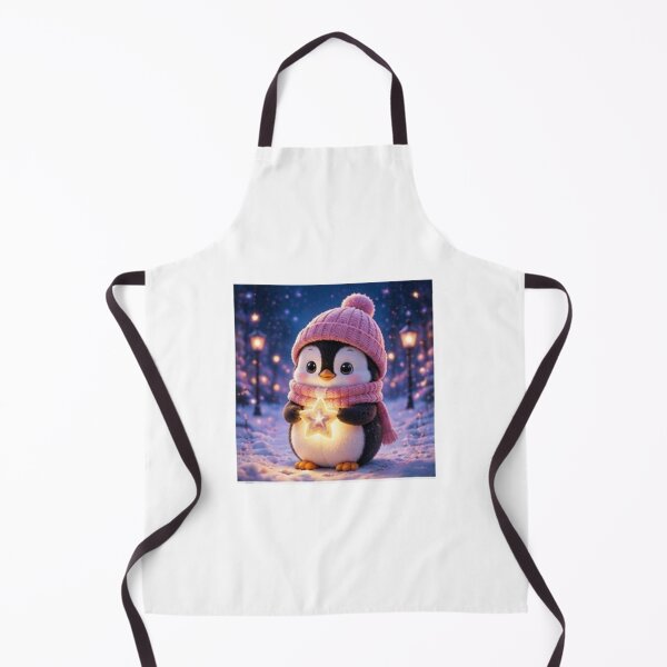 Item preview, Pink Penguin with Magic Starlight designed and sold by ThilankaDesign.