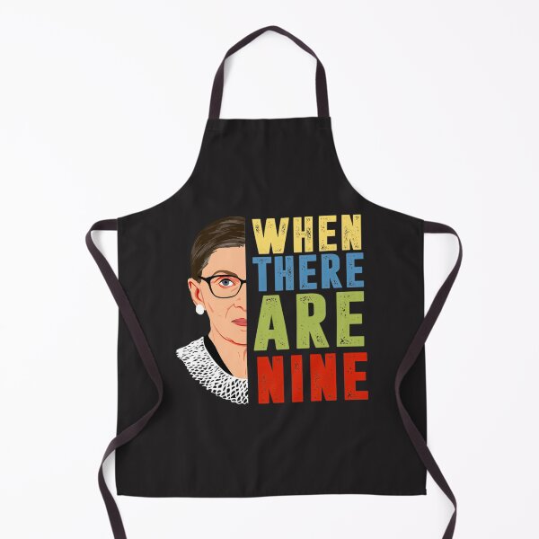 Artikelvorschau, Wenn es neun sind – Ruth Bader Ginsburg (RBG) – Feministisches Zitat-Design entworfen und verkauft von Shawon Khan Sourov.