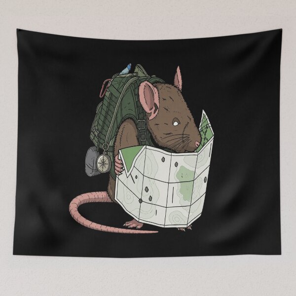 Item preview, Pathfinder The Confused Rat Cute Escape From Tarkov designed and sold by BrooksBriggs.
