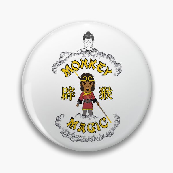 Item preview, Golden Monkey Warrior Celestial Clouds designed and sold by ZakHolland.