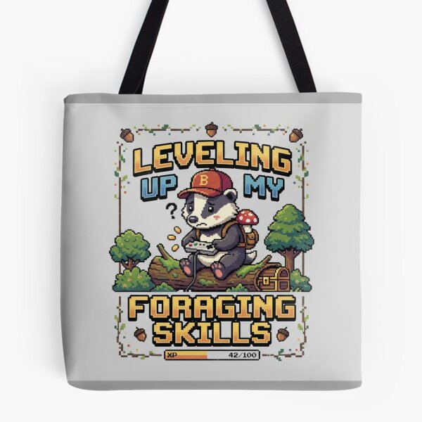 Item preview, Leveling Up My Foraging Skills designed and sold by FakePeopleSuck.