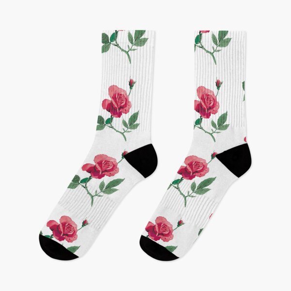 Item preview, Red Rose Watercolor Botanical designed and sold by Dew Drop Designs.