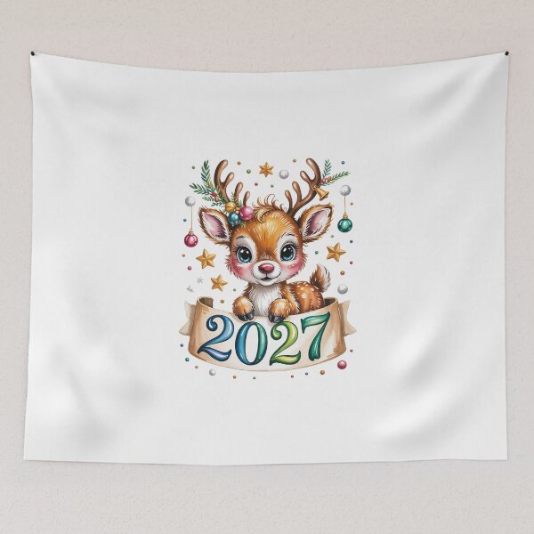 Item preview, Reindeer New Year 2027   designed and sold by jkrphoto.
