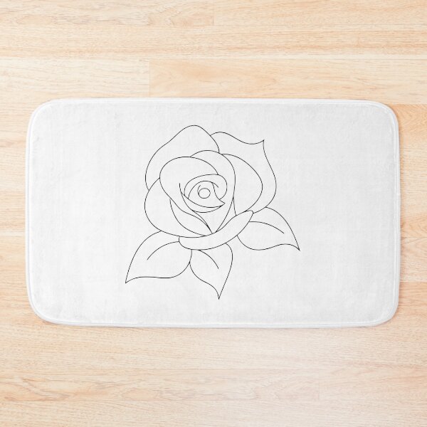 Item preview, Detailed Rose 1 Line Art Gift designed and sold by OneLine Studio.