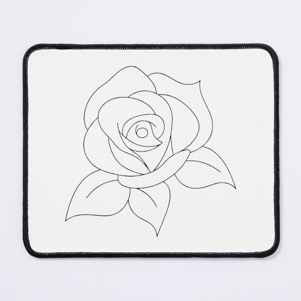 Item preview, Detailed Rose 1 Line Art Gift designed and sold by OneLine Studio.