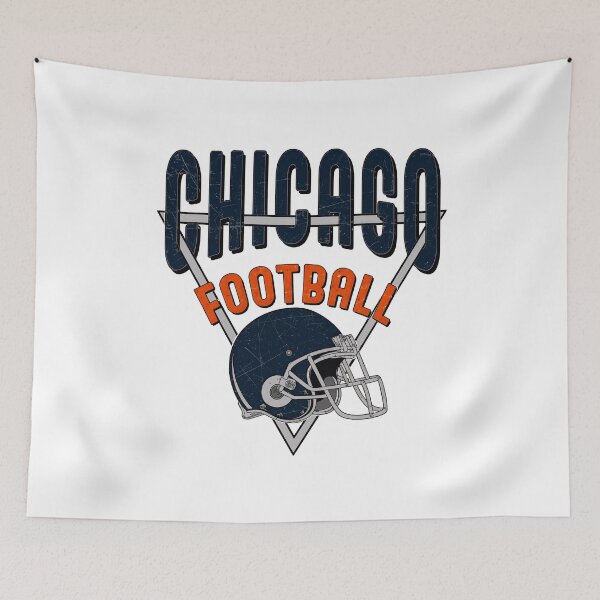 Item preview, Chicago Football Vintage Retro Helmet designed and sold by TrinidyChan.