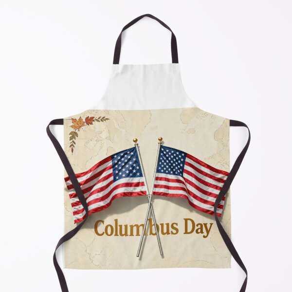 Item preview, Columbus Day USA Patriotic Flags Design designed and sold by Nela-&-Lena.