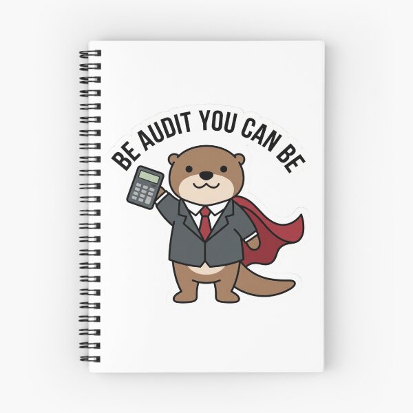 Item preview, Be Audit You Can Be Funny CPA Accountant Otter Superhero Pun Tax Season Humor designed and sold by raedattia.