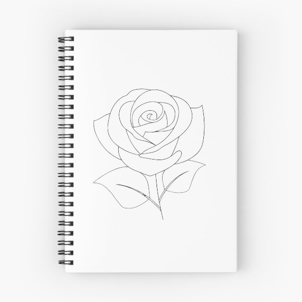 Item preview, Rosa Detallada 2 Line Art Regalo designed and sold by OneLine Studio.