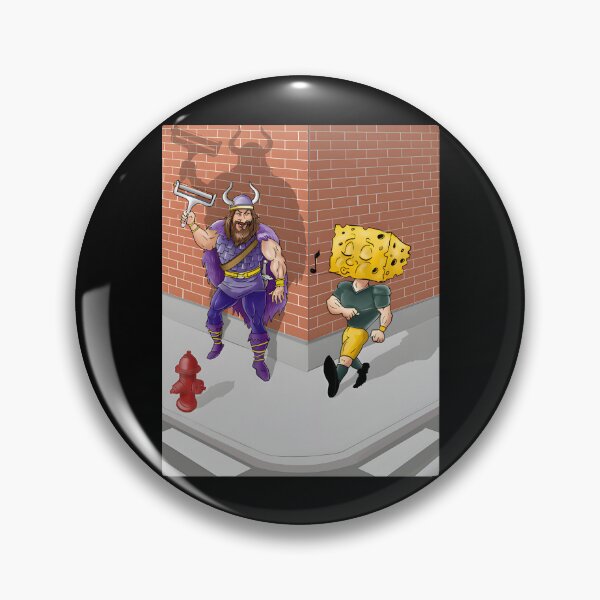 Item preview, Minnesota Vikings Fans - Kings of the North vs Cheesy Opponent Meme designed and sold by noahbrad.
