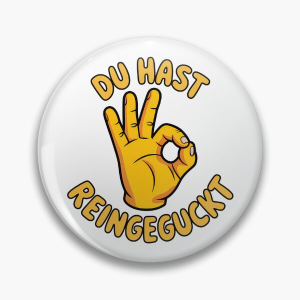 Item preview, Du hast reingeguckt — Lustiges Circle Game Design designed and sold by LoFizzy.