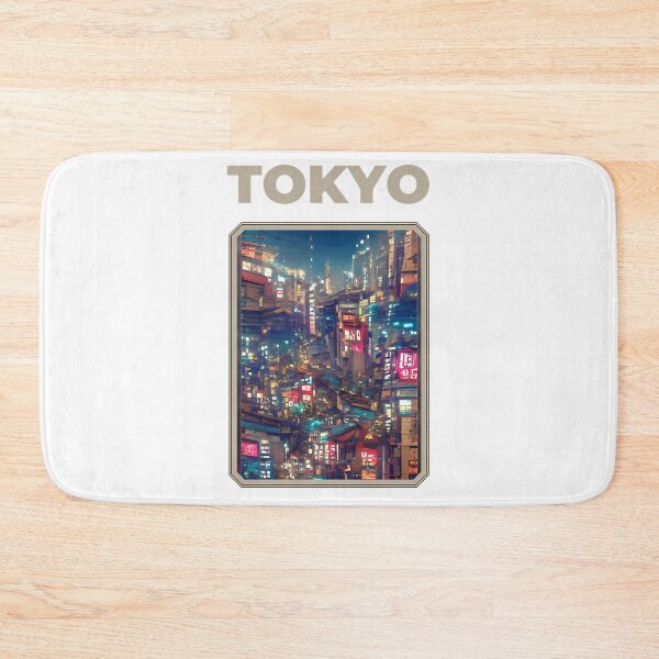 Item preview, Tokyo Sci-Fi City Night Lights Abstract Japanese Anime designed and sold by Jason-Wells.
