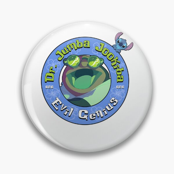 Item preview, Alien Scientist Tropical Round Badge designed and sold by ZakHolland.