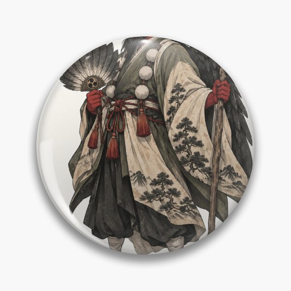 Item preview, Tengu Warrior – Japanese Folklore Yokai Illustration designed and sold by onubi.