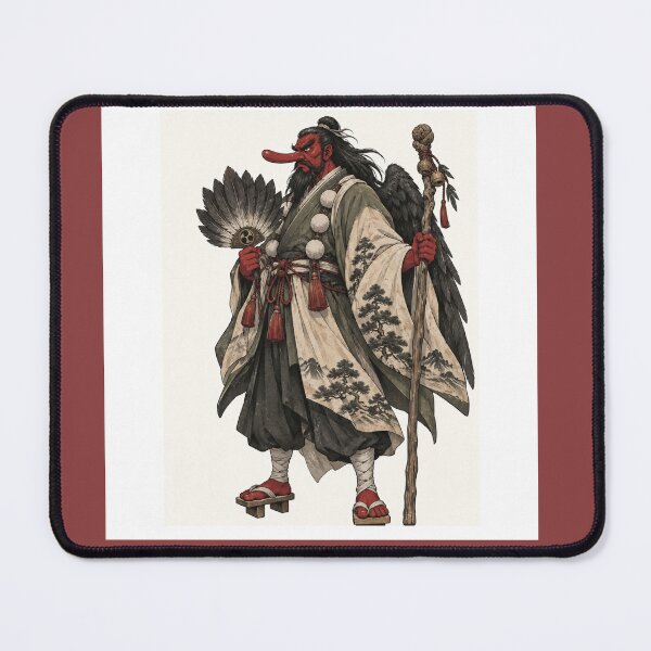 Item preview, Tengu Warrior – Japanese Folklore Yokai Illustration designed and sold by onubi.