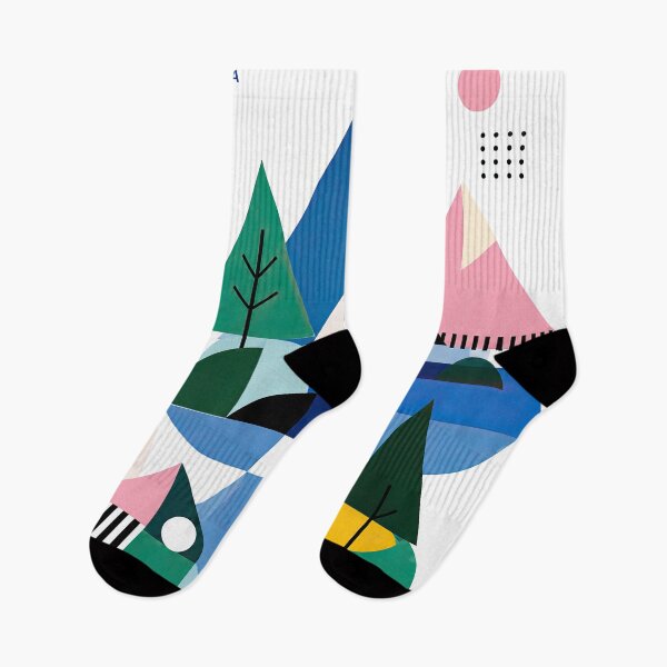 Item preview, Geometric travel poster for San Carlos de Bariloche, designed and sold by ckybe.