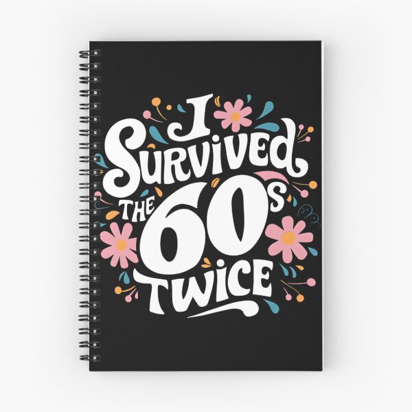 Item preview, I Survived The Sixties Twice Funny Retro Vintage Humor Design designed and sold by Rex-6369.