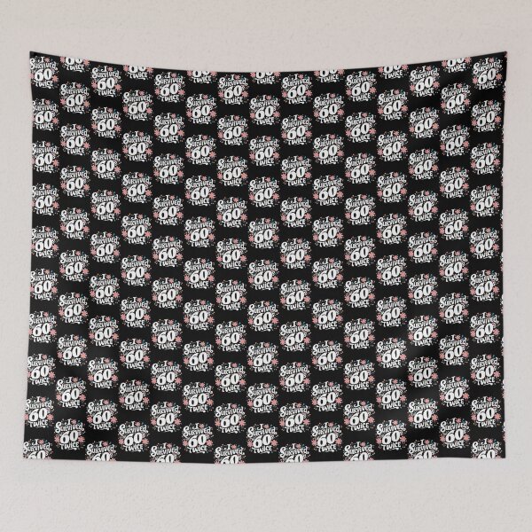 Item preview, I Survived The Sixties Twice Funny Retro Vintage Humor Design designed and sold by Rex-6369.