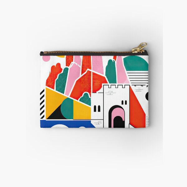 Item preview, Colorful geometric illustration of Belogradchik, Bulgaria, featu designed and sold by ckybe.
