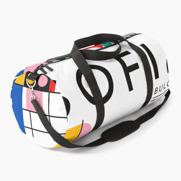 Item preview, Colorful geometric illustration of Sofia, Bulgaria featuring sty designed and sold by ckybe.