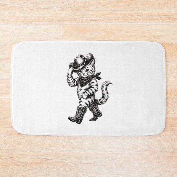 Item preview, Cute Cowboy Kitten Western Illustration designed and sold by SoyLamderma.