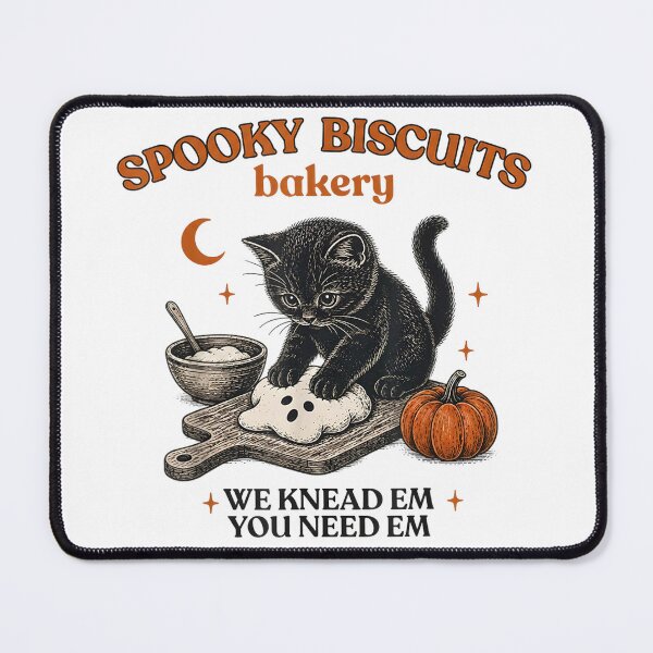 Item preview, Spooky Biscuits Bakery Funny Black Cat Halloween Pumpkin  designed and sold by daystaffin.