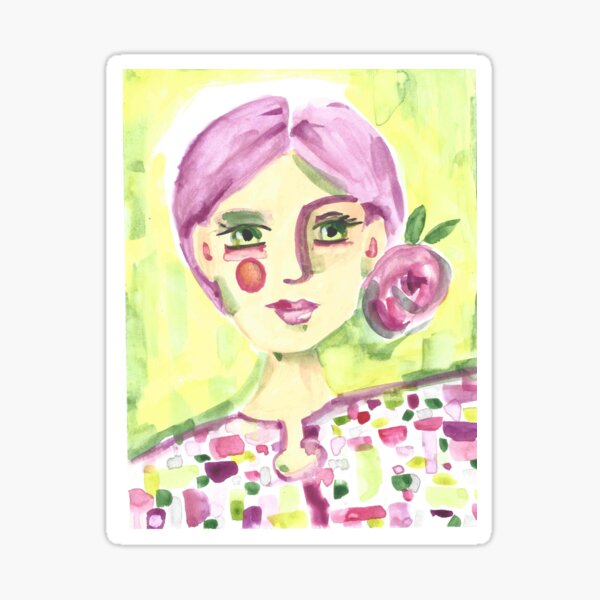 Lavender Lady Sticker
