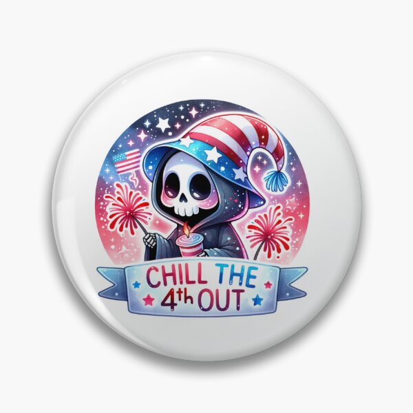 Item preview, Chill The 4th Out Fourth Of July Independence Day American Patriot designed and sold by Polaris Bear.