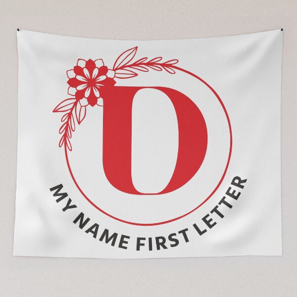 Item preview, My Name First Letter - Personalized Name Initial Letter Typography | Custom First Alphabet Name Art | Monogram Initial Design designed and sold by 440CREATIVES.