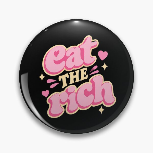 Item preview, Eat The Rich Retro Pink designed and sold by BostickirisArts.