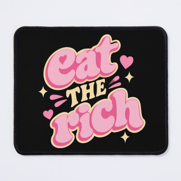 Item preview, Eat The Rich Retro Pink designed and sold by BostickirisArts.