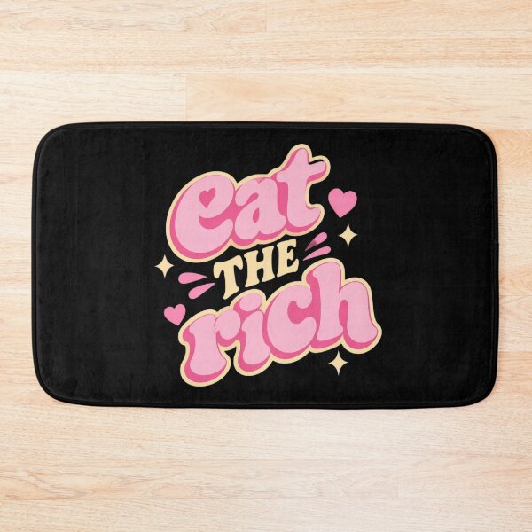 Item preview, Eat The Rich Retro Pink designed and sold by BostickirisArts.