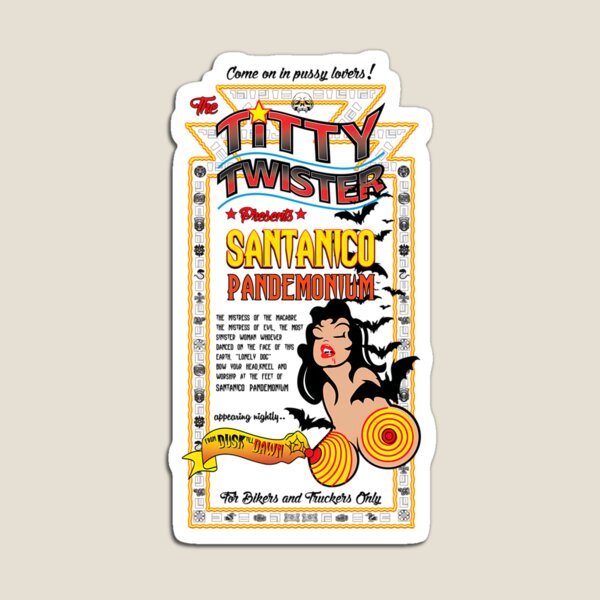 Item preview, Neon Bar Sign Vampire Dancer Poster designed and sold by ZakHolland.