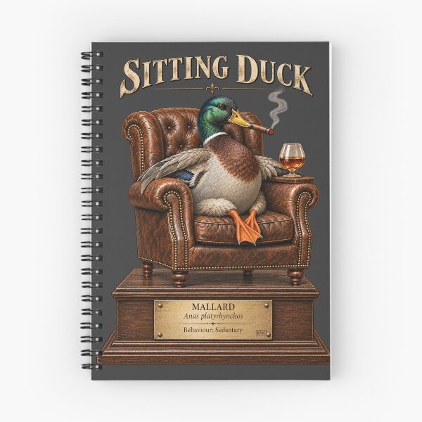 Item preview, Sitting Duck – Funny Mallard Bird Humor designed and sold by KissMy6 Industries.