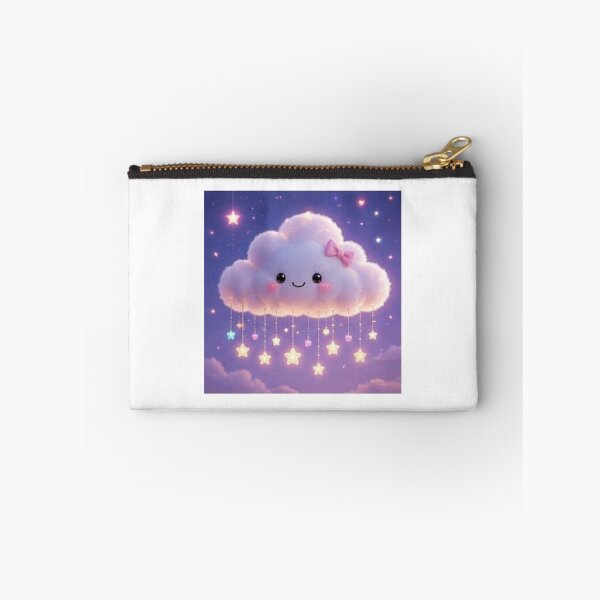 Item preview, Cute Smiling Cloud with Star Lights designed and sold by ThilankaDesign.