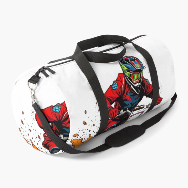 Item preview, Extreme Motocross Rider Splashing Mud Vector Art Graphic Design designed and sold by RevUpDesign.
